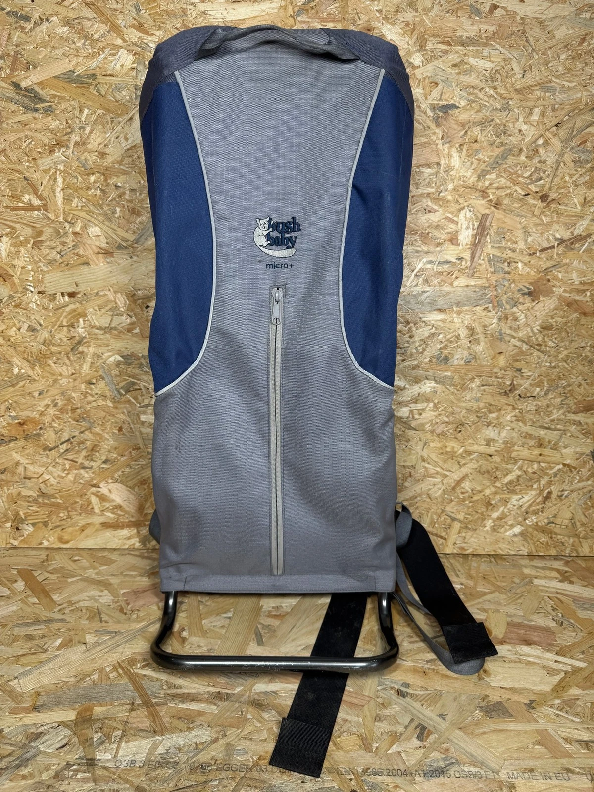 Bush Baby Baby Carrier Micro + Child Carrier Backpack Grey Blue