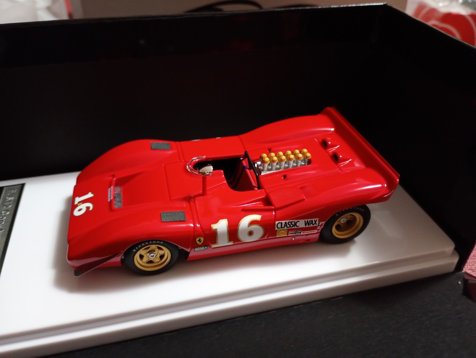 TECNOMODEL FERRARI 612 CAN AN N.16 AMON MID OHIO 1969 N IXO SPARK