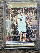 2024-25 NBA Photogenic - Zach Edey (RC) 'First Night' gold #'d 01/49!