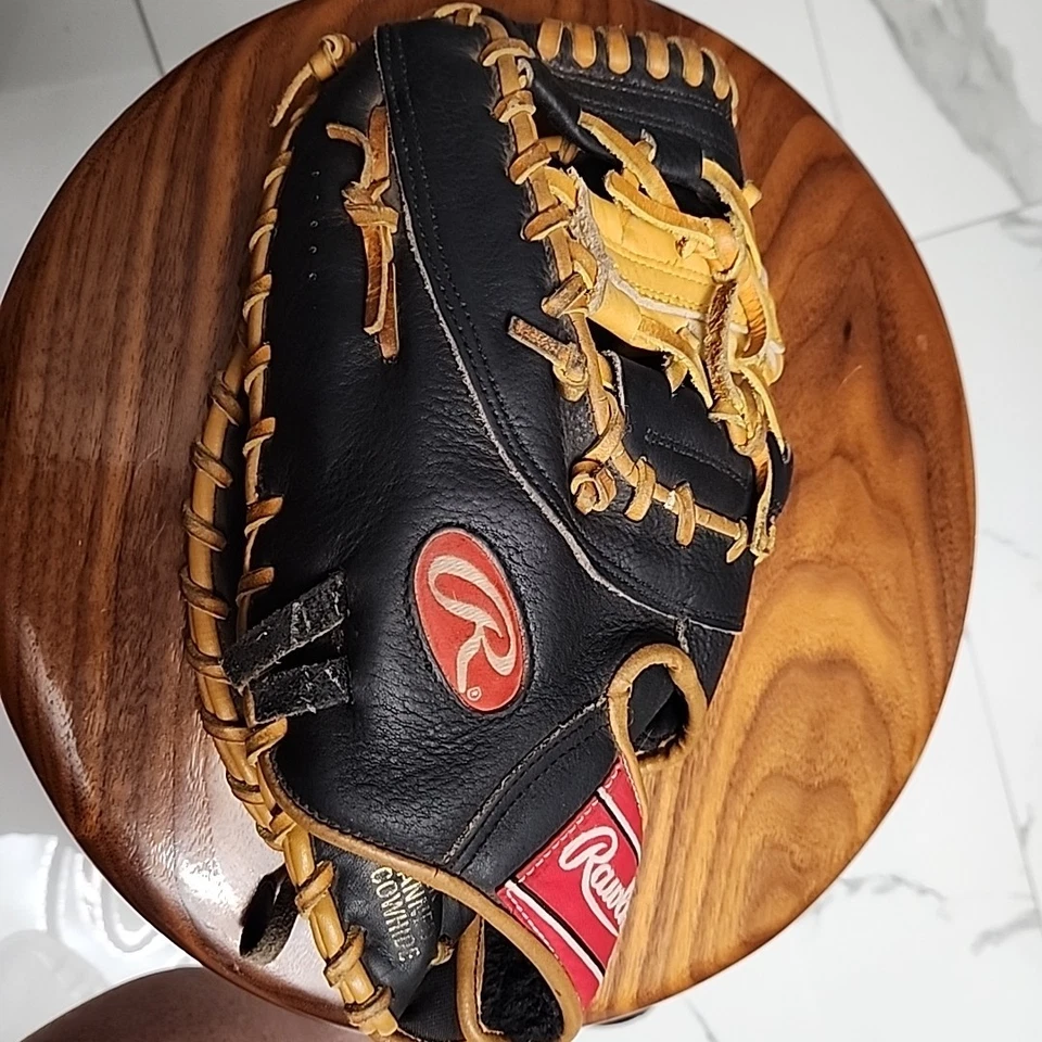 Перчатка Rawlings Pro-FBF Mark McGwire Pro модель первое основание правая дубленая воловья кожа олень - Изображение 4 из 4