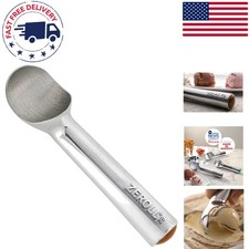 Effortless Aluminum Ice Cream Scoop - Unique Liquid Handle Easy Release Design Effortless Aluminum Ice Cream Scoop - Unique Liquid Handle Easy Release Design