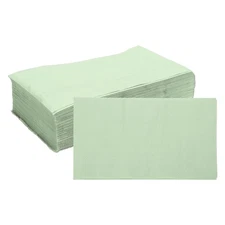 Cocktail Napkins, 100 Pack Light Green 2-Ply 16" x 13" for Dinner Bar Party