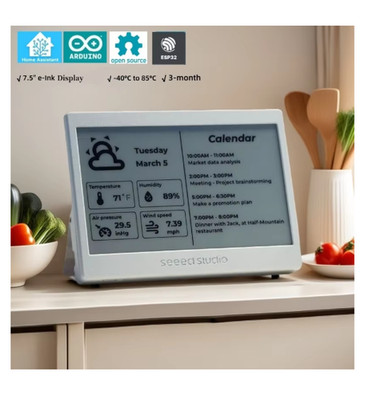 7.5  ePaper Display 800×480 ESP32 Home Assistant Battery Panel