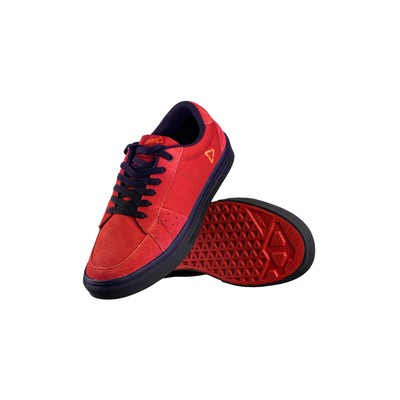 Leatt Fahrrad Schuhe 1.0 Flat Lava Rot Gr 44.5 Sneaker Mountain Bike MTB Trail