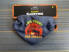 halloween happy hunting bandana style dog collar