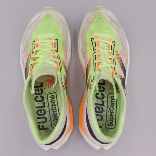 New Balance FuelCell Rebel v4 Womens Size 8 White Neon Running Lightweight Shoes - Picture 8 of 9