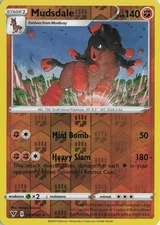 Mudsdale Reverse Holo Rare – SWSH04: Vivid Voltage #097/185 Pokémon TCG