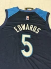Anthony Edwards Signed Minnesota Timberwolves NBA Basketball Jersey COA