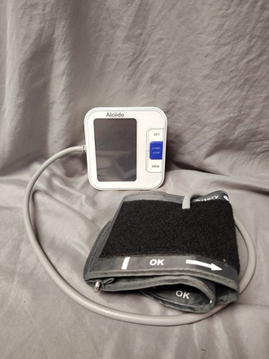 #ad ALCÉDO Automatic Blood Pressure Monitor WHITE Tested And Working $10.49