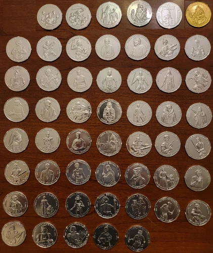 Star Wars TAC 30th Anniversary Collector Coin 2007 You Choose Gold Revan Vintage