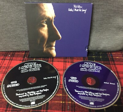 Phil Collins - Hello I Must Be Going! - 2 CD Verlag Doppel Disc wie Foto