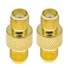 2PCS SMA Female Antenna Connector SMA FPV Antennas Adapter SMA Female to SMA ...
