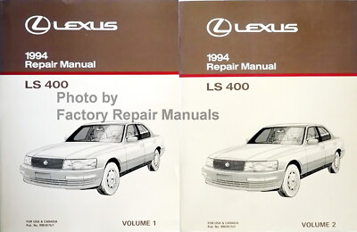 1994 Lexus LS400 Factory Service Manual Set LS 400 Original Shop