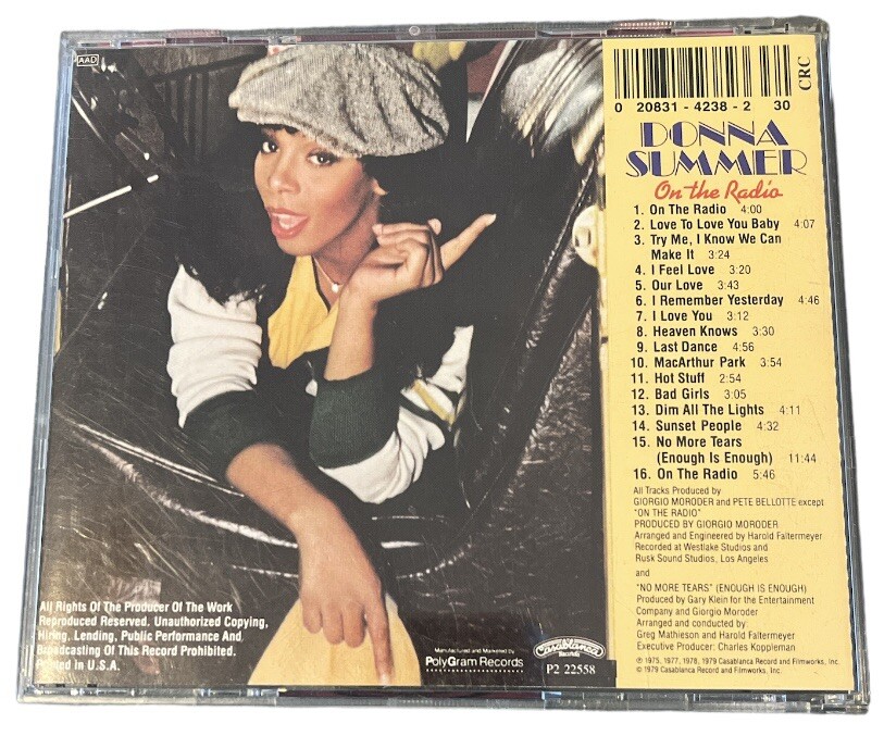 DONNA SUMMER On the Radio Greatest Hits Volumes I & II 1979 Casablanca