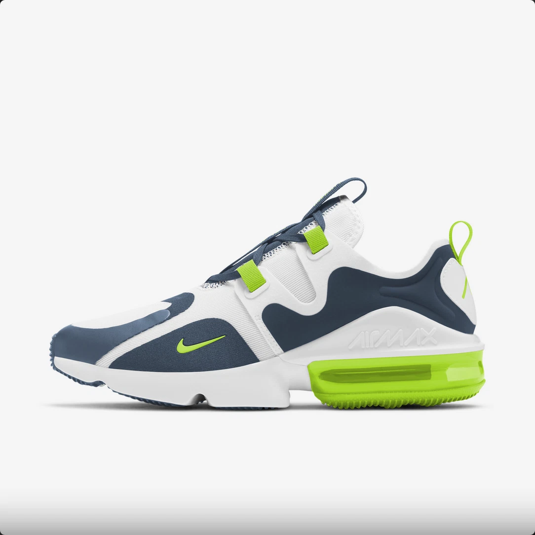 Superioridad conjunción Obligar Men&#039;s Size 10/10.5 - NEW Nike Air Max Infinity Ghost Green Shoes 1 95  BQ3999-104 | eBay