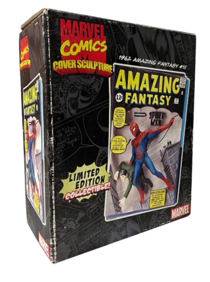 Spider-Man Amazing Fantasy #15 Cubierta Scultpure Code 3 Coleccionables Marvel Foto 4 de 4