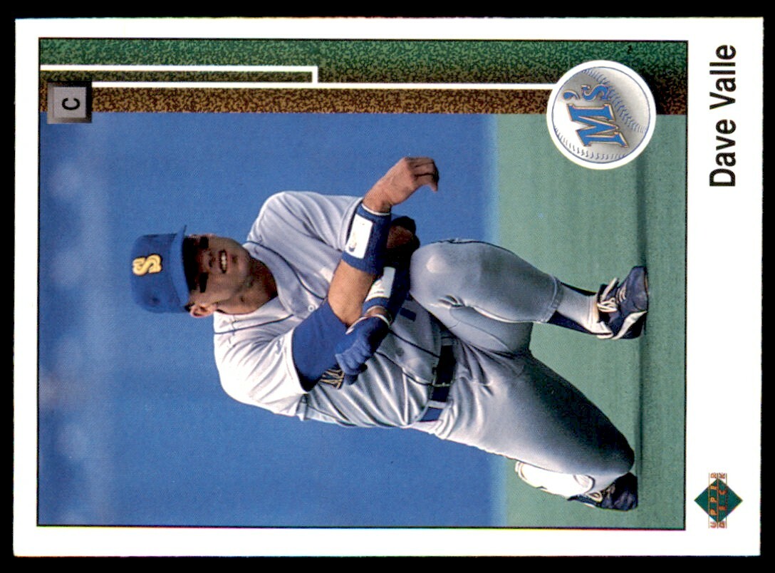 1989 Upper Deck Dave Valle Seattle Mariners #320