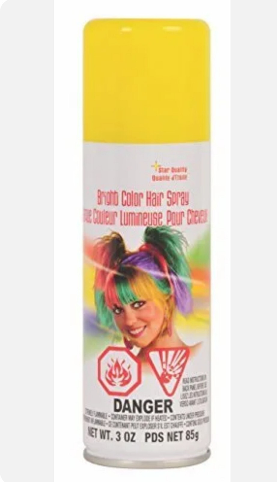 Rubie's Bright Color Hairspray, Yellow