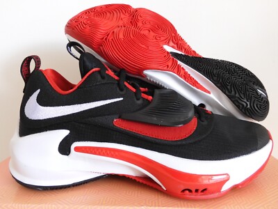 NIKE ZOOM FREAK 3 BLACK-WHITE-UNIVERSITY RED SZ 10 [DA0694-003] | eBay