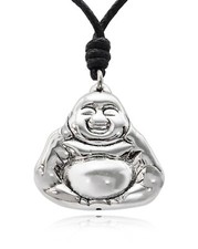 Buddha 92.5 Sterling Silver Charm Necklace Pendant Jewelry