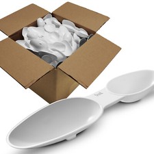 100pcs RE-GEN 5ml/2.5ml Double Sided Reusable CE Marked Plastic Medicine Spoons