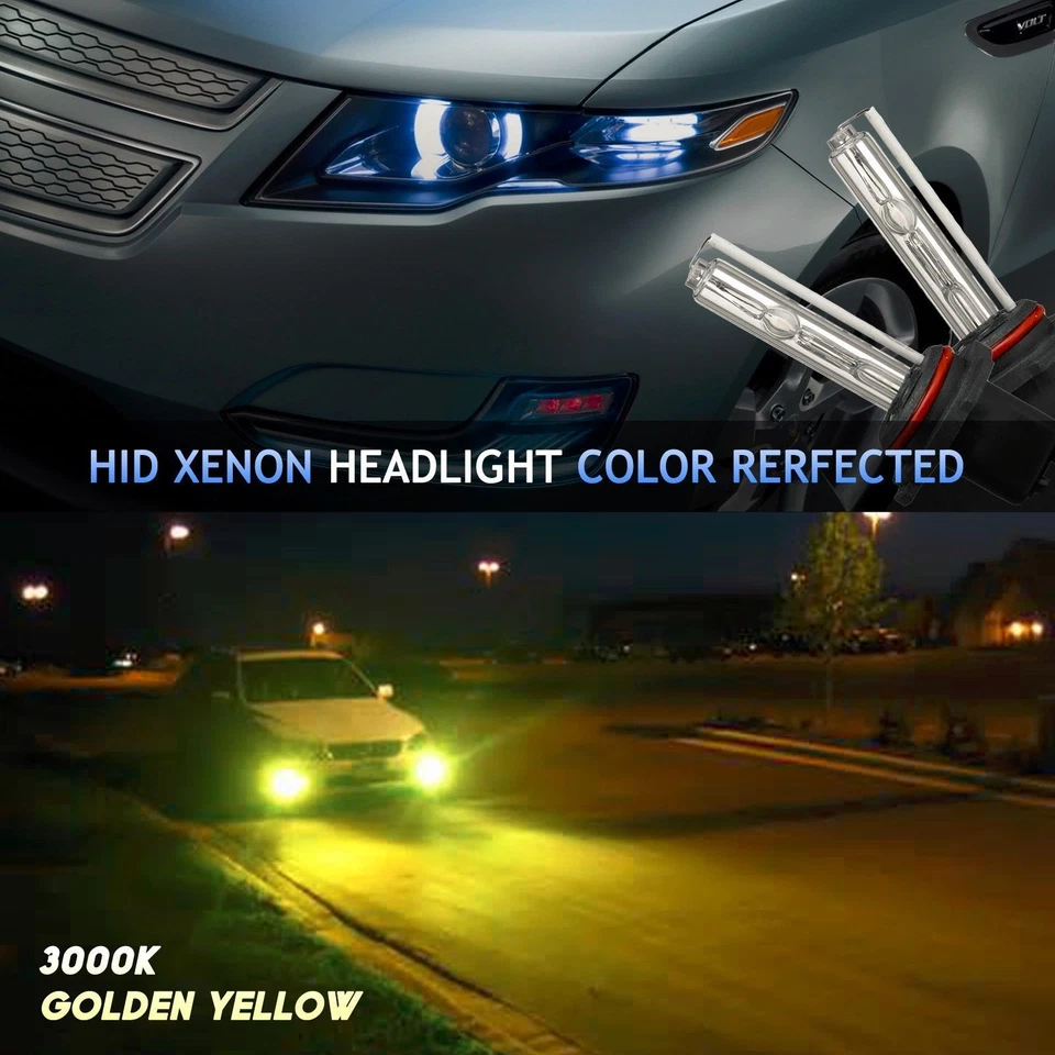 Two 35W 55W Xenon HID Kit 's Replacement Light Bulbs for Toyota RAV4 Sienna - Image 4 of 4