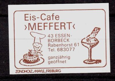 418041/match label - ice cream cafe > Meffert  - 4300 Essen-Borbeck