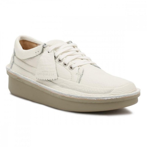Clarks Originals Men Wallabee Oswyn Lo White Lea UK 6,7,8,9,10,11,12,13 G