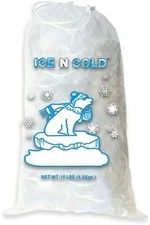 100 Pack 10 lb Durable Ice Storage Bags with Drawstrings for Events and Coolers