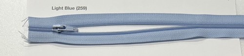 YKK® 45CF ZIPPER BY THE YARD WITH MATCHING PULL - BLUE, PINK, REDS, BROWN - Picture 2 of 6