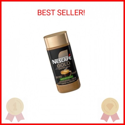 Nescafé 1 Gold Espresso Decaf Instant Coffee, 90 Grams 90g/3.2oz