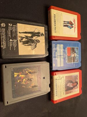 Lot Of 5 8 Track Tapes Fleetwood Mac Rumors Springsteen Logins Cheap Trick