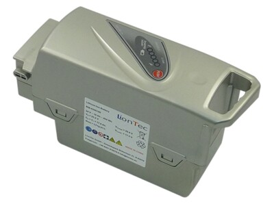 LionTec Fahrrad Batterie Ebike Akku 24V 13Ah Panasonic, Flyer, Kalkhoff, Raleigh