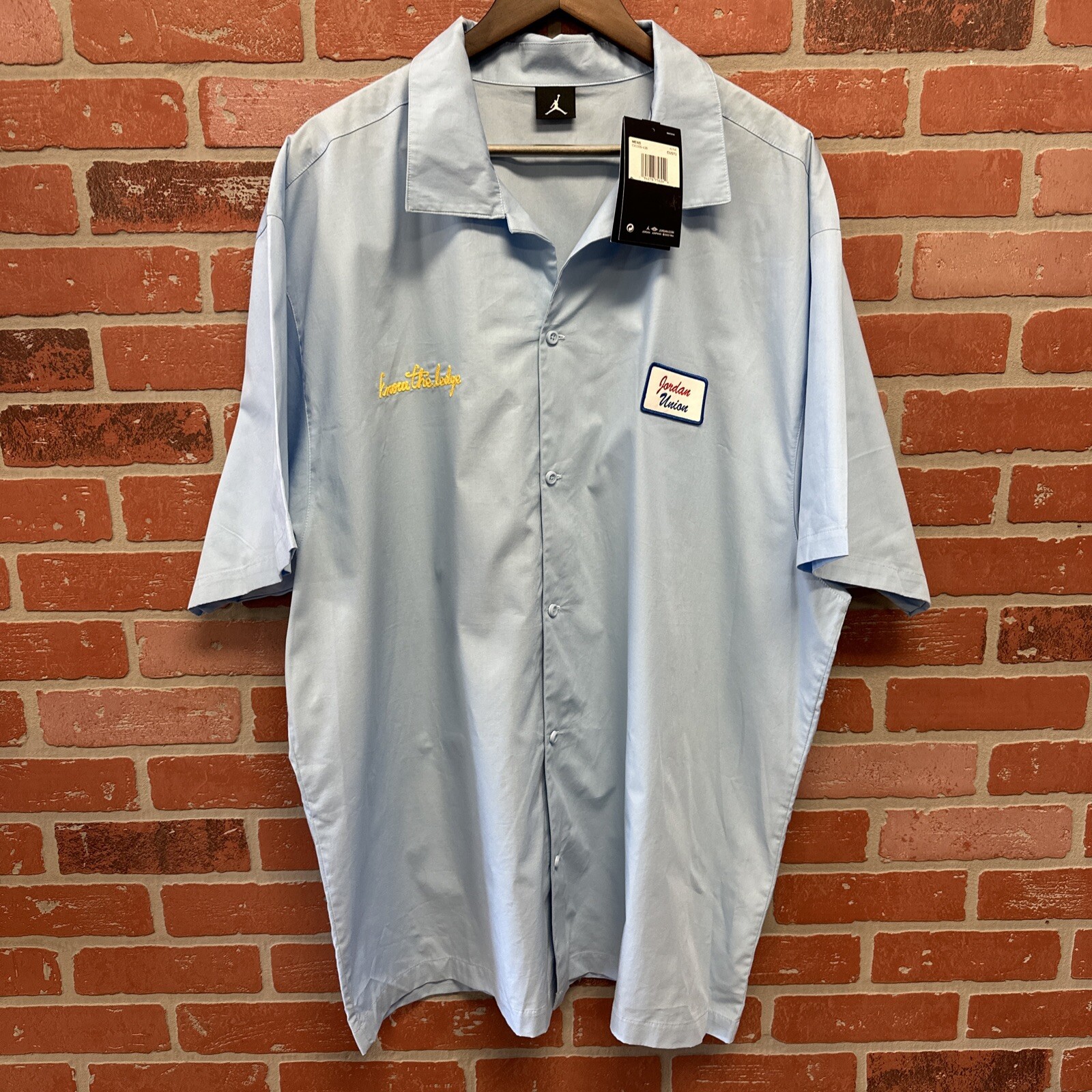 jordan button up shirt