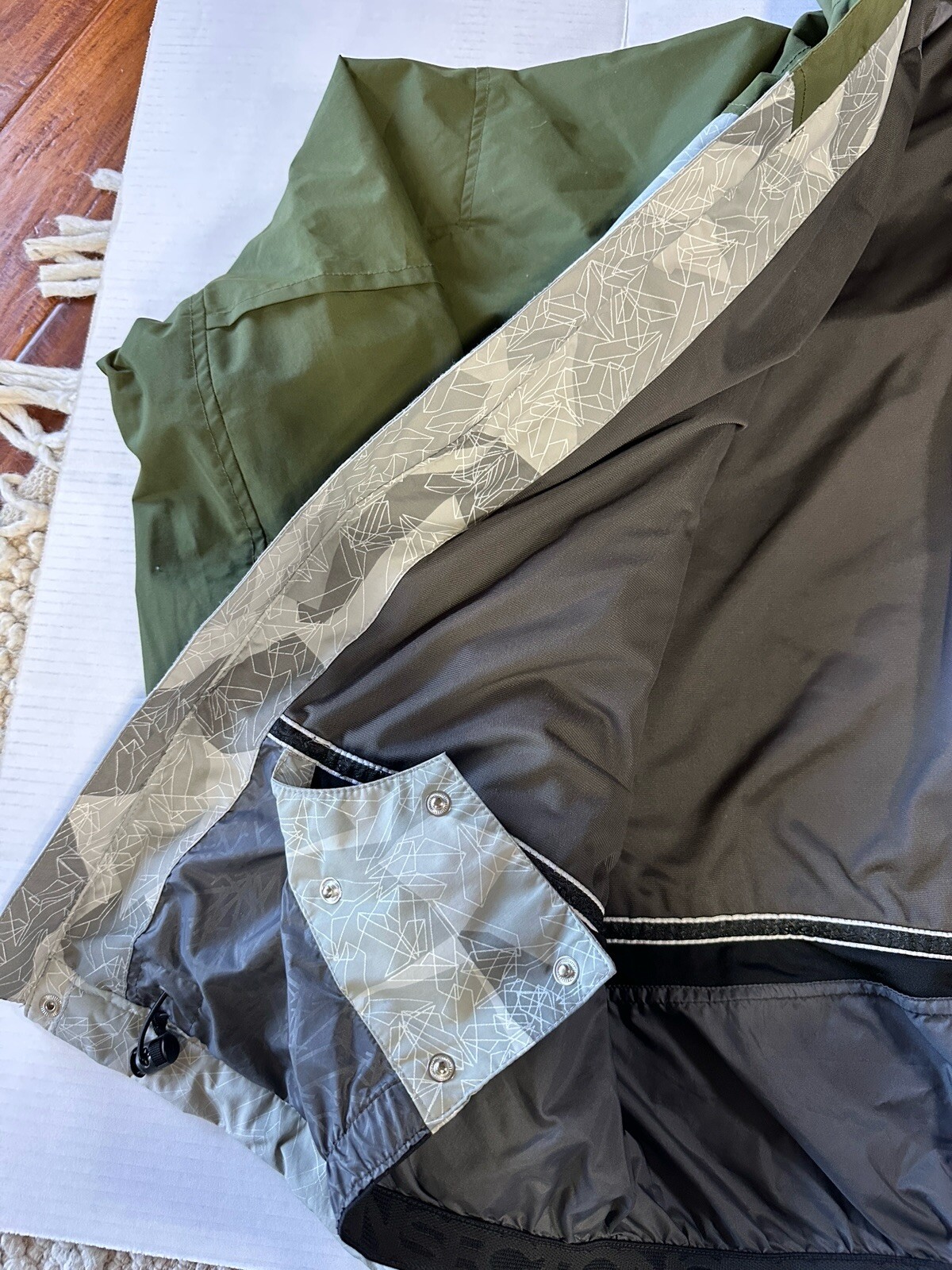 Section Men Jacket Large Green Gray Snowboard Ful… - image 6