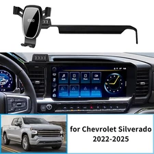 Car Phone Holder for Chevy Chevrolet Silverado 2022-2025 GPS Gravity Bracket