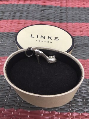 LINKS OF LONDON Sterling Silver Peep Toe Shoe Pendant RRP £50