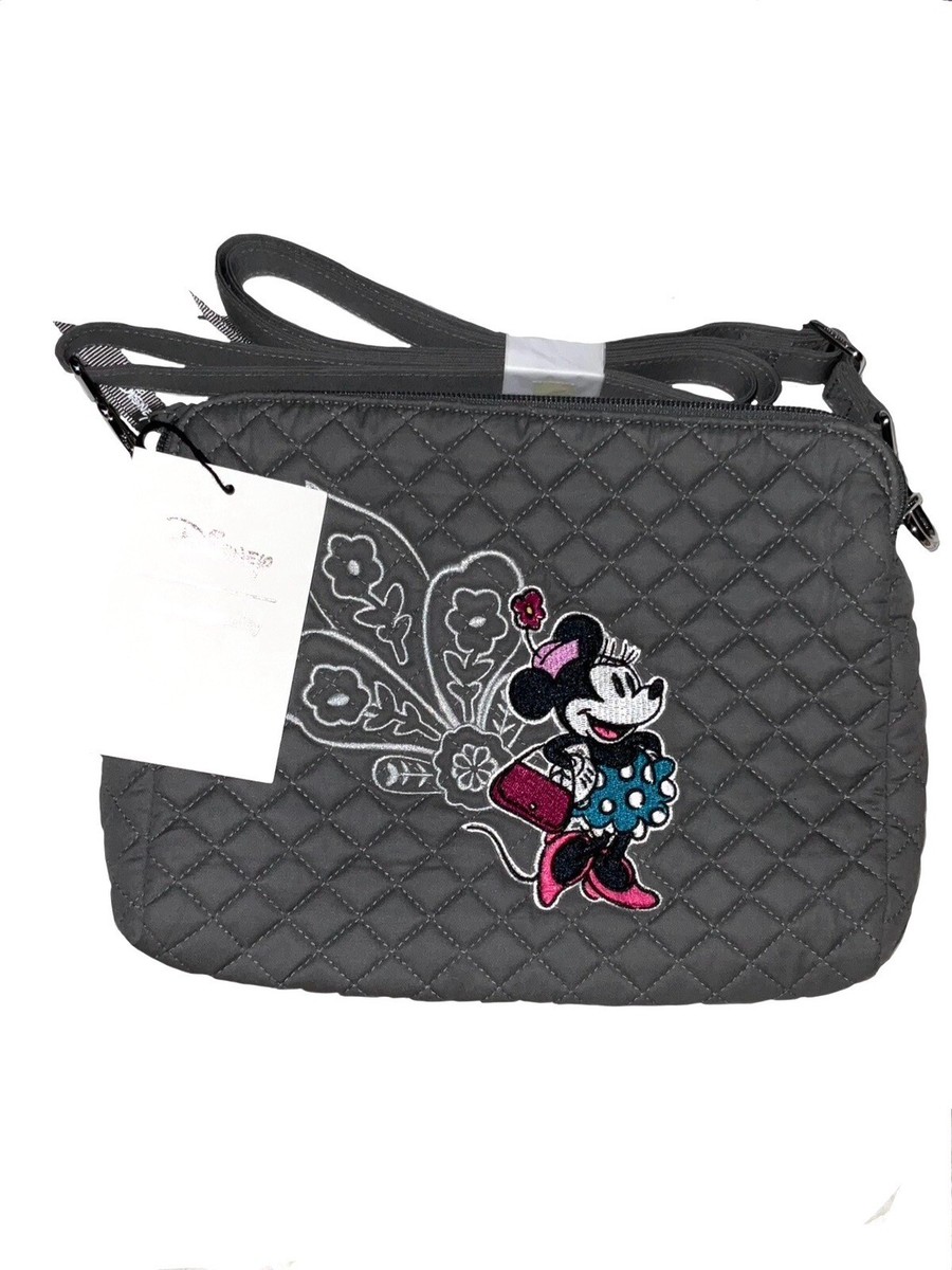 Vera Bradley x Disney Triple Zip Crossbody Mickey Minnie Paisley Vera Bradley Triple Zip Hipster Crossbody Purse Disney  main image 3