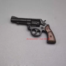 1/6 Wwii Revolver & Holster Model for 12" Action Figure Scene Props Access