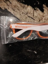 Whataburger UV Protection Sunglasses Orange Advertising Individual Single 1 Pair