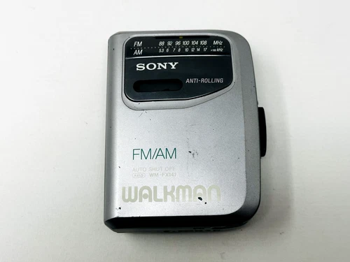 Vintage Sony Walkman AM/FM Radio Cassette Player WM-FX141 - Works, But Slow Belt