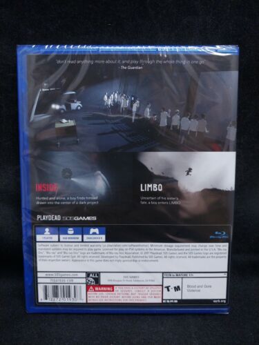 Inside + Limbo (PlayStation 4 / PS4) TOTALMENTE NUEVO - Imagen 2 de 2