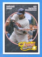 2008 Upper Deck Baseball Heroes Black #21 David Ortiz Red Sox