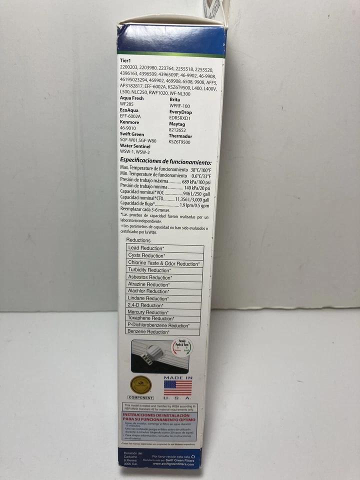 Aquarius AWF-4396508 Refrigerator Filter - Image 4 of 4