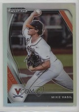 2021 Panini Prizm Draft Picks Silver Prizm Mike Vasil #PDP199 0q1p