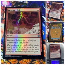 MTG Lightning Bolt 🇬🇧 ⚪️NM FOIL Magic The Gathering TCG Modern Masters 2015 OG