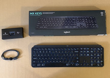 Logitech MX Keys for Mac Advanced Wireless Illuminated Keyboard - Graphite