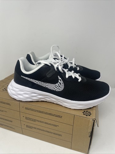 Nike Revolution 6 NN PRM Black Zebra Running Shoes Sneakers Womens Size 9.5 NWB - Picture 1 of 7