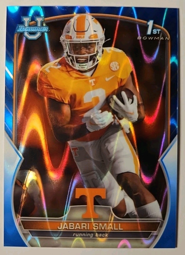 2022 Bowman Chrome U Jabari Small Blue Raywave 101/199 #19