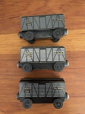 Whittle Shortline Railroad Toy Co Wooden Train Lot Of 3 Used